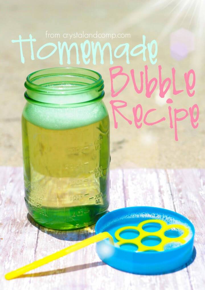 Homemade Bubble Recipe for Kids