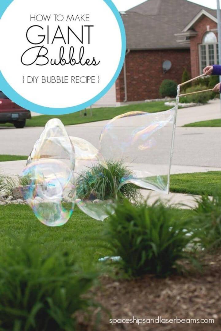Homemade Giant Bubbles