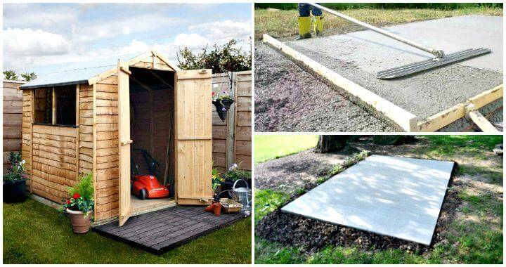 Build a shed on slab