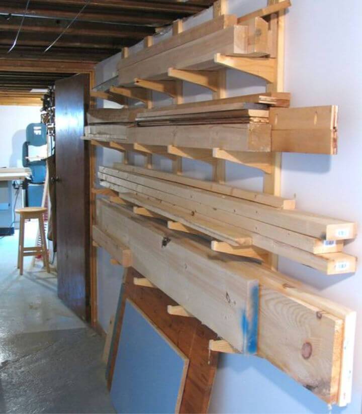 How to Make a Wooden Lumber Rack