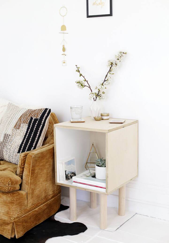 How to Build Plywood Side Table
