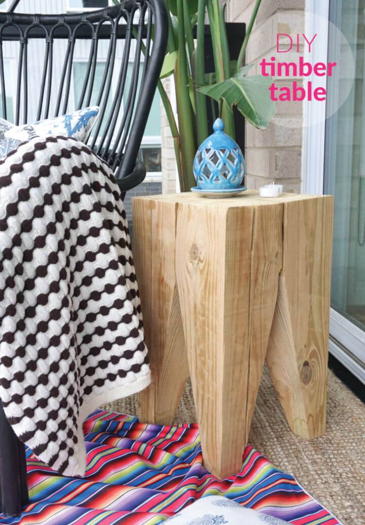 How to Build Timber Side Table