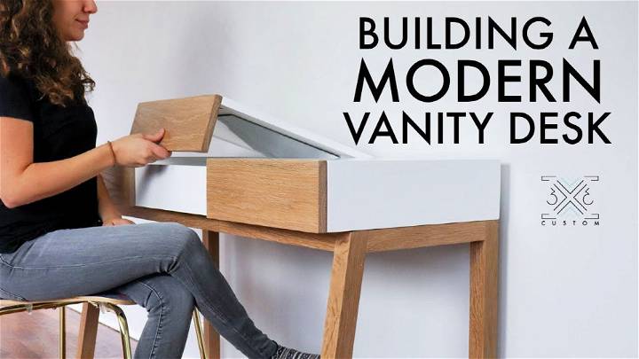 How to Build a Modern Vanity Desk