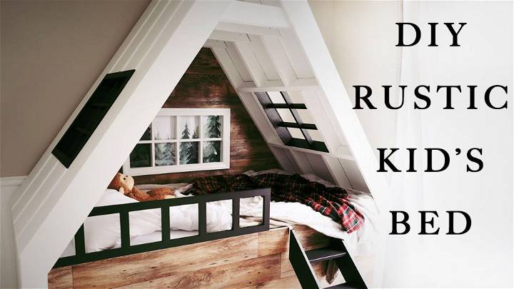 How to Build a Rustic Kid's Bed