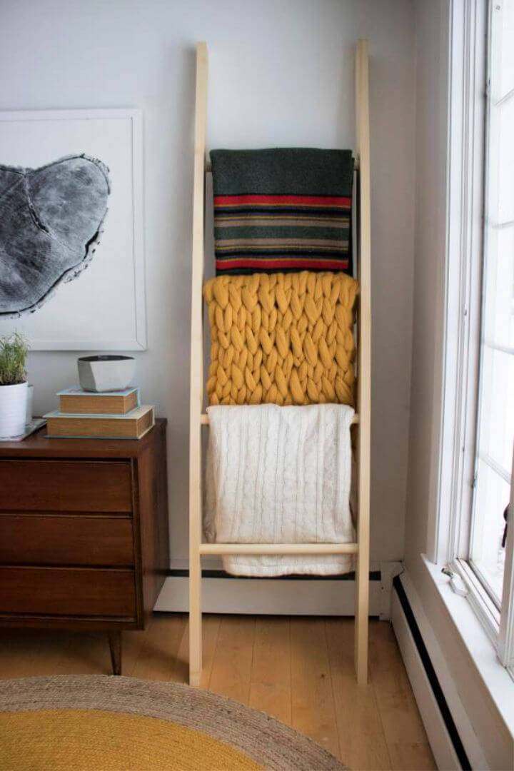 How to Make a Wooden Blanket Ladder