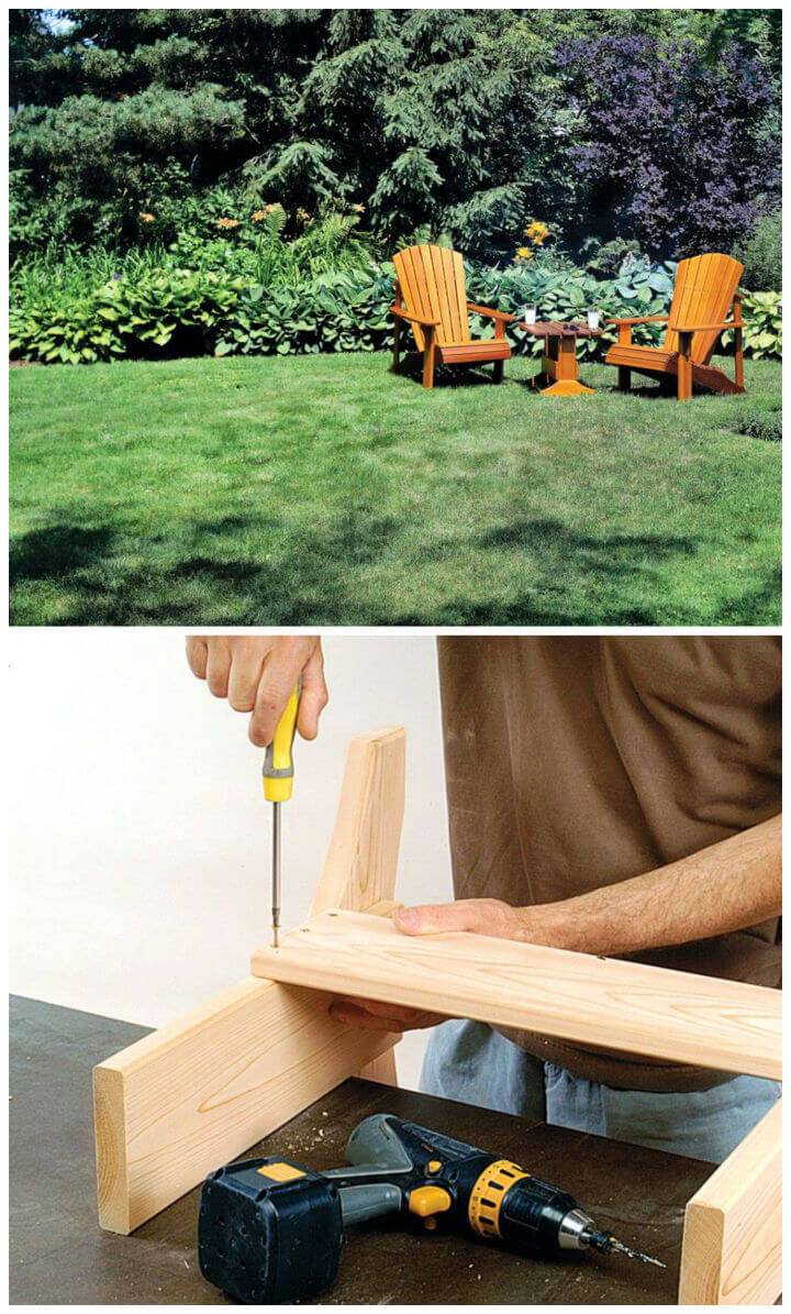How to Build an Adirondack Chair and Table