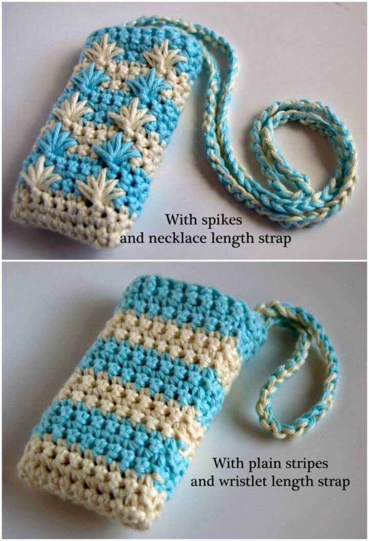 How to Crochet Blue Agave Phone Pouch