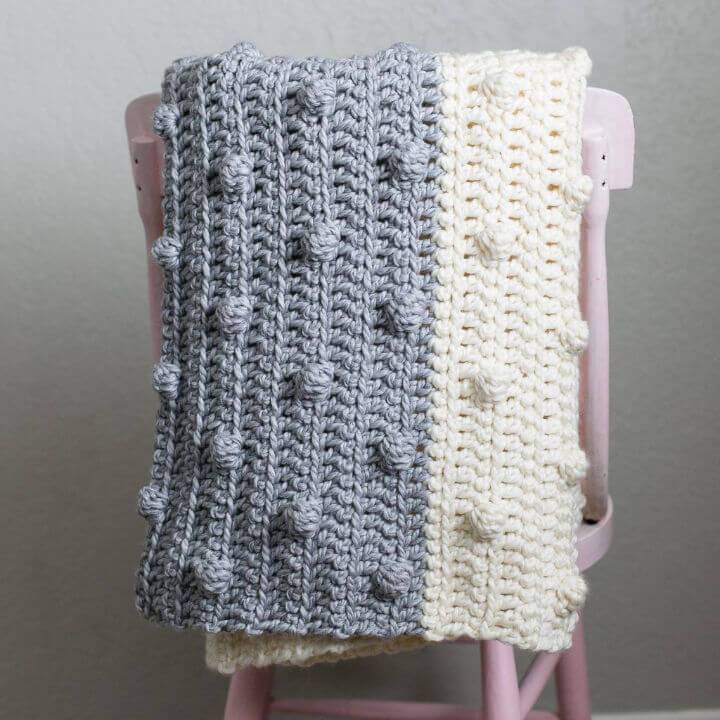How to Crochet Chunky Bobble Blanket