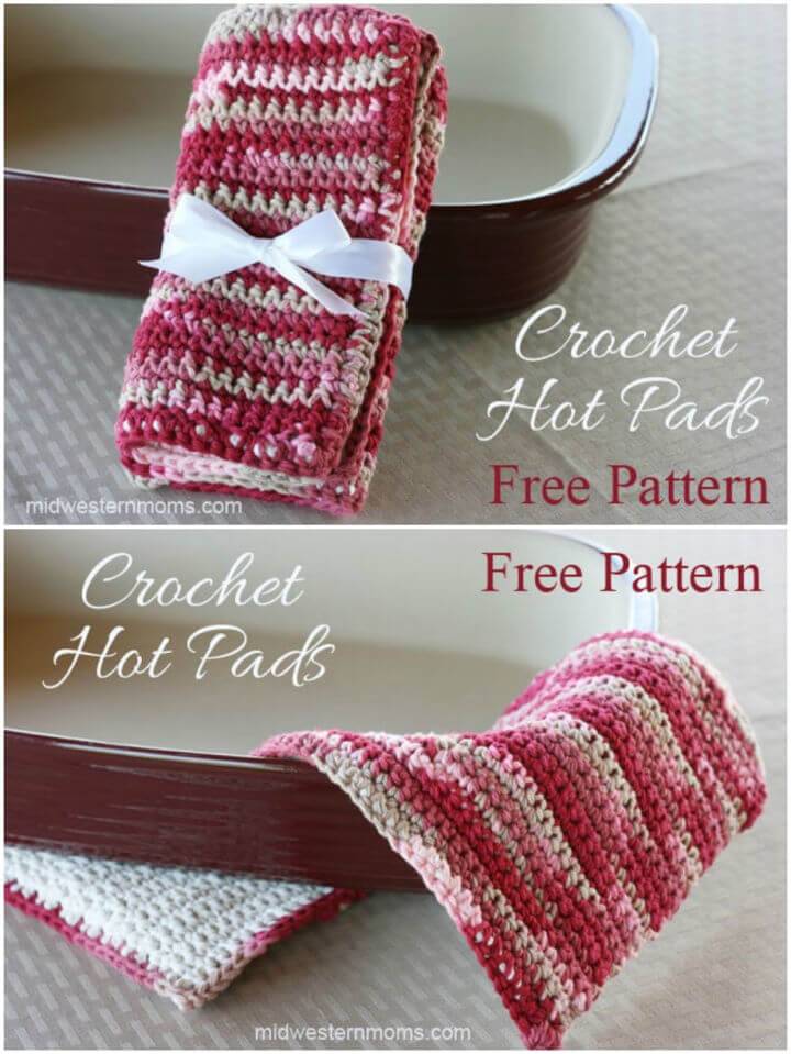 25 Free Crochet Hot Pads Patterns DIY Crafts