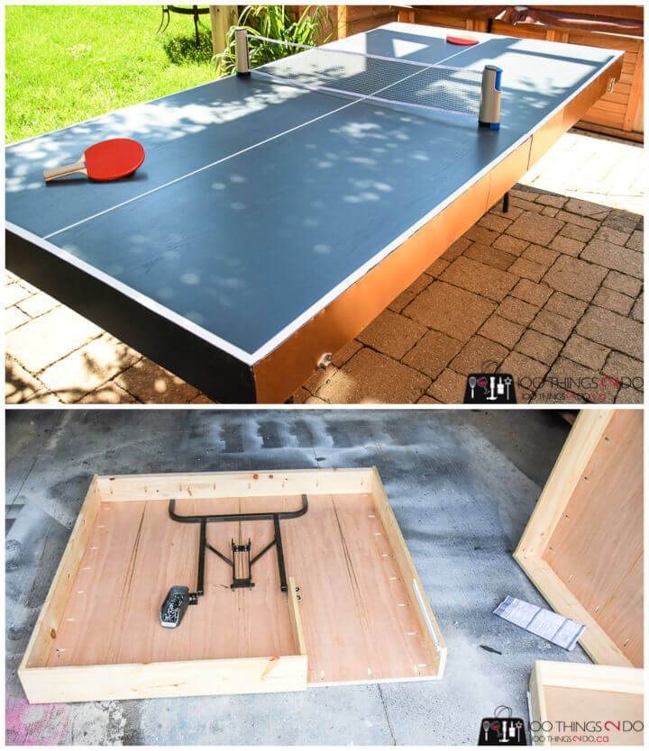 How to Make Folding Ping Pong Table