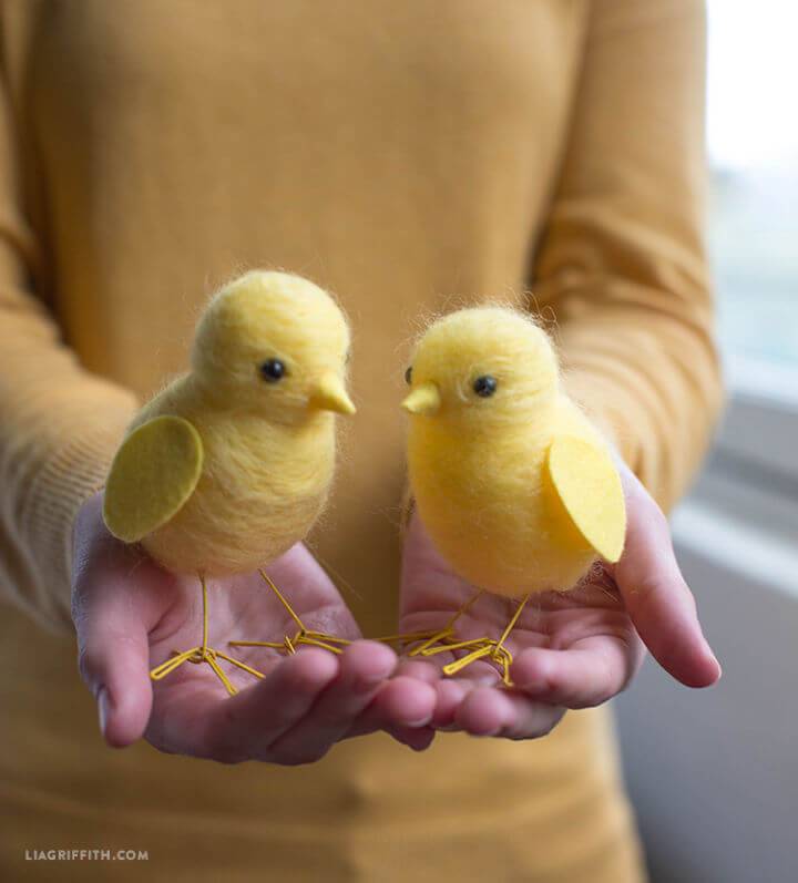 How to Make Needle Felted Chick