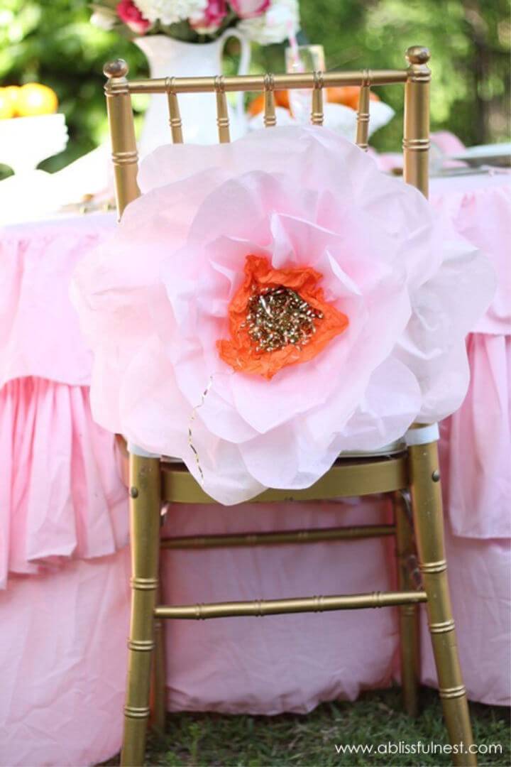 How to Make Oversized Tissue Paper Flowers
