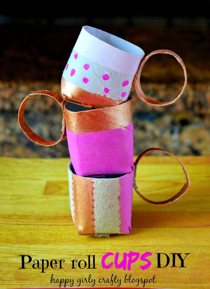 How to Make Paper Roll Cups