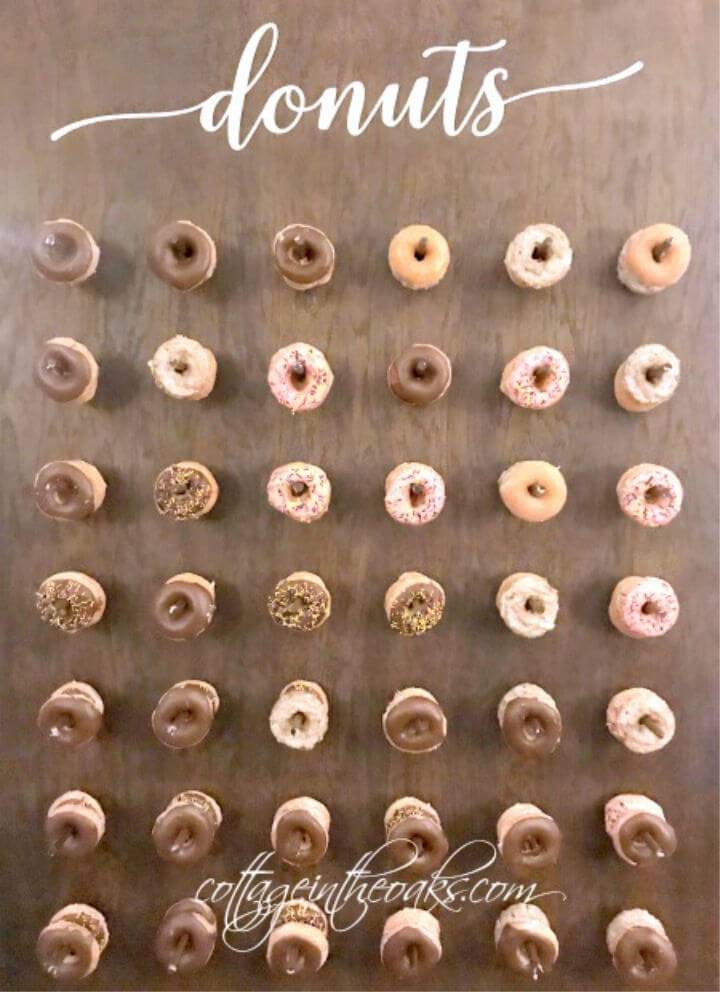 How to Make a Donut Wall