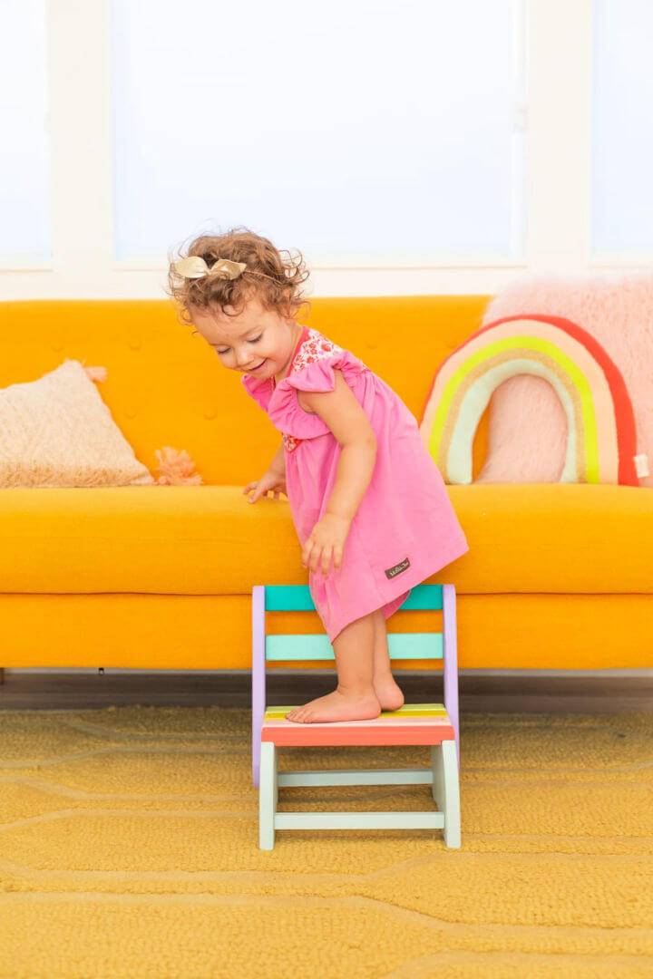 Make a Step Stool Chair for Kids’