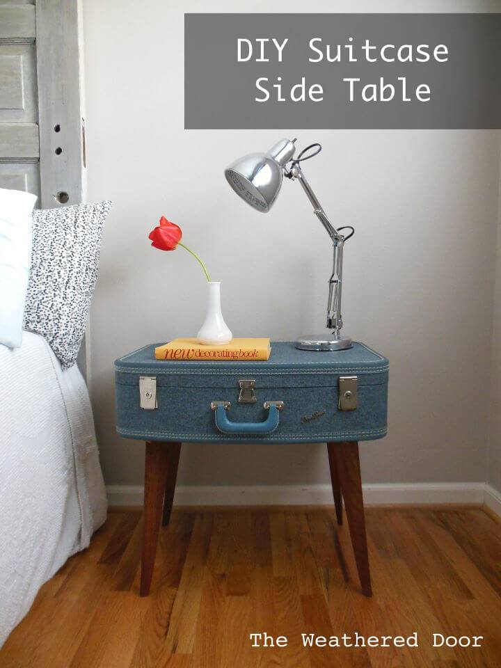 How to Make a Suitcase Side Table