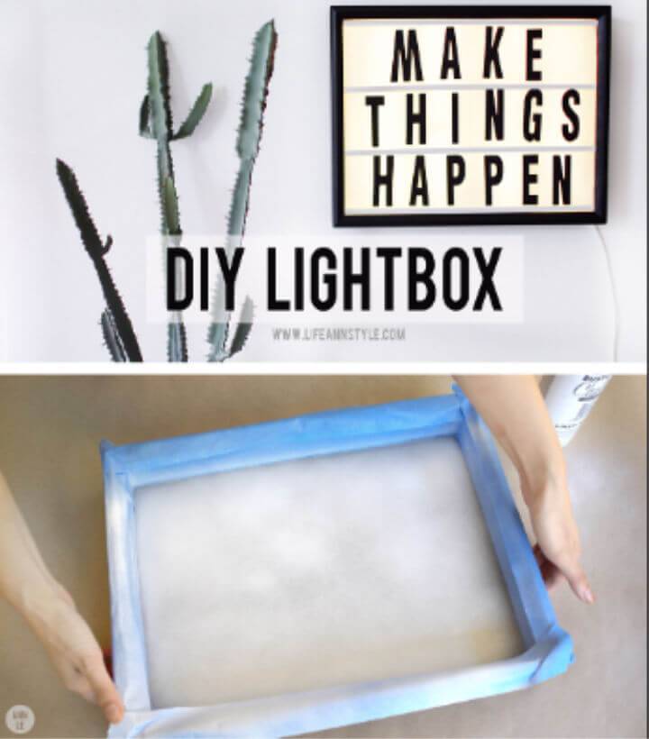 Inexpensive DIY Led Light Box