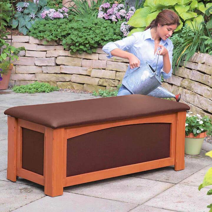 Inexpensive Outdoor Storage Bench