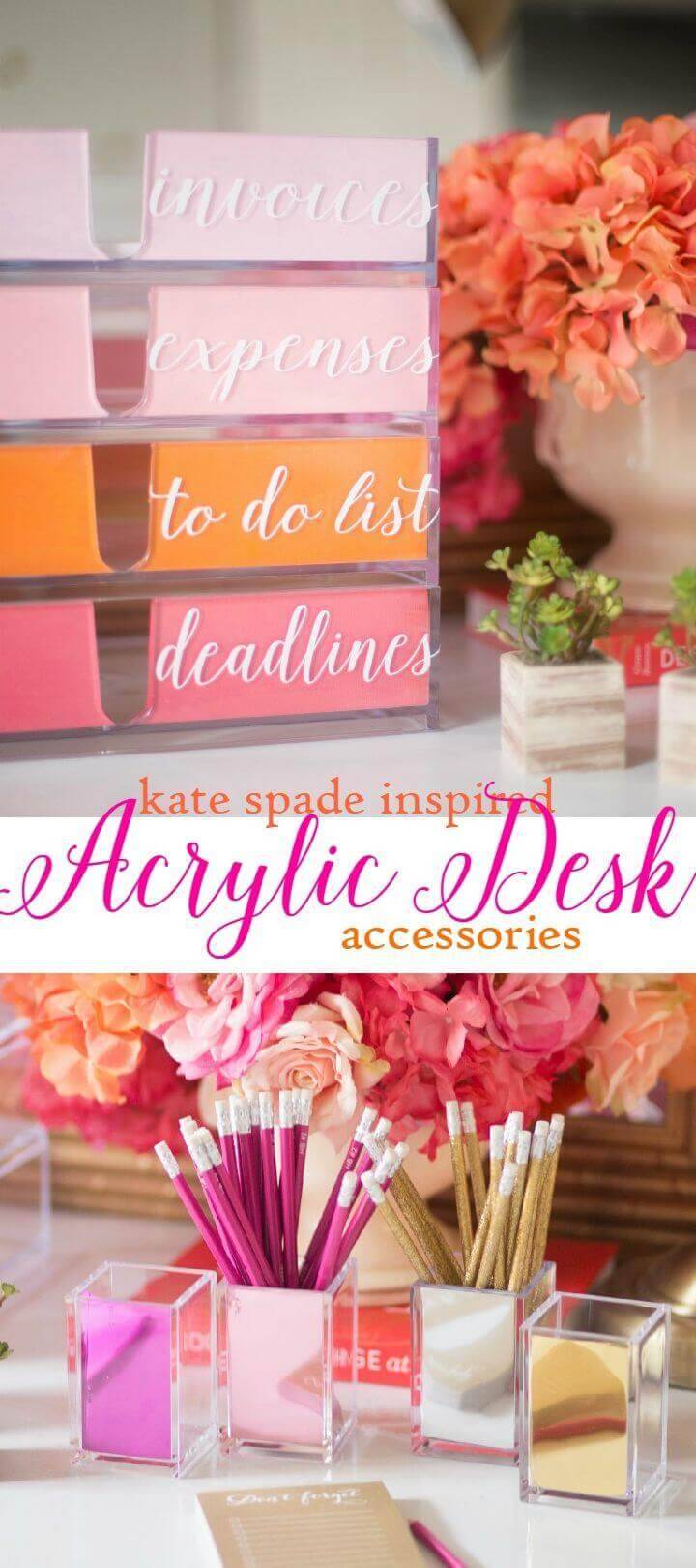 Kate Spade Inspired Desk Accessories