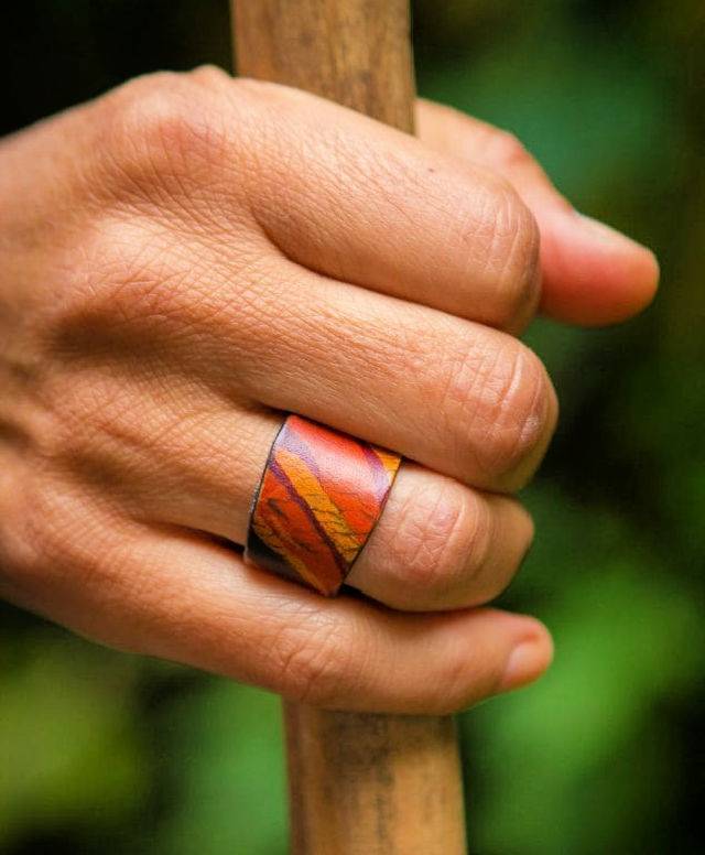 How to Create a Leather Ring