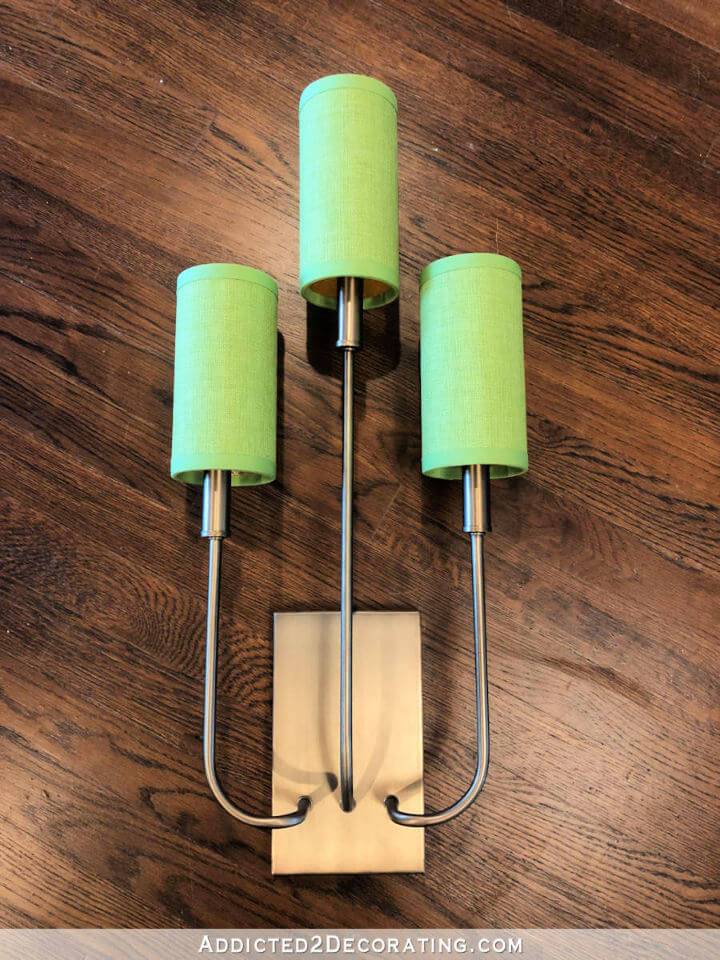 Make Wall Sconce Shades from Cardboard Mailing Tubes