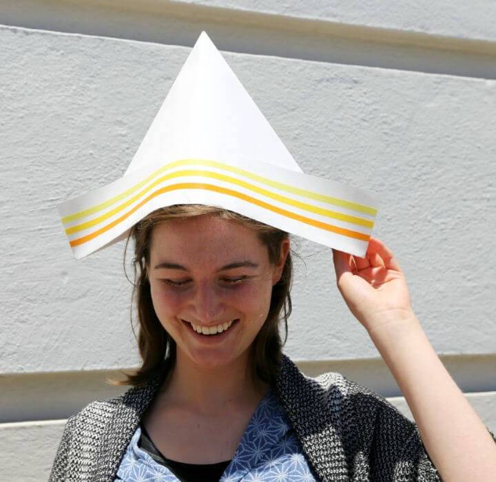 Making a Paper Hat With Written Instructions