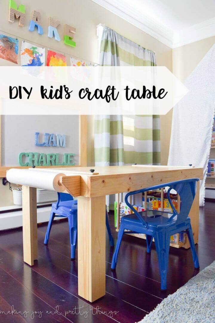 Make a Kid???s Craft Table