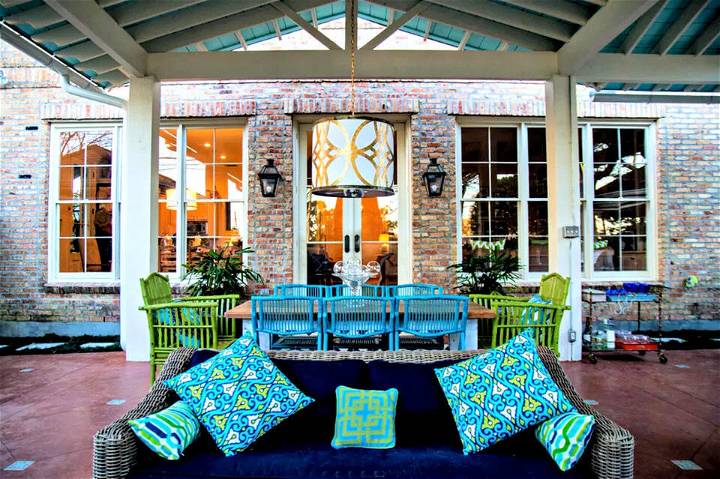 Mexican inspired Covered Patio