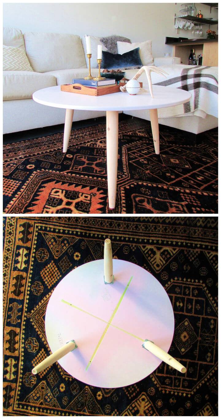 Modern DIY Danish Coffee Table