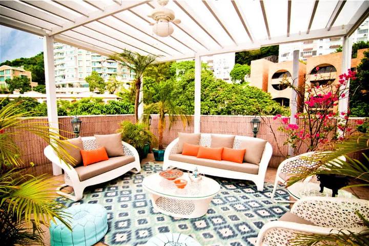 Moroccan style Rooftop Patio Cover