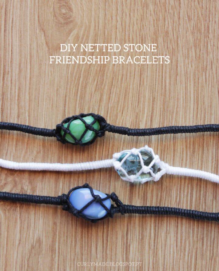 Netted Stone Friendship Bracelets