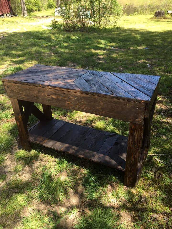 Pallet Sofa Table
