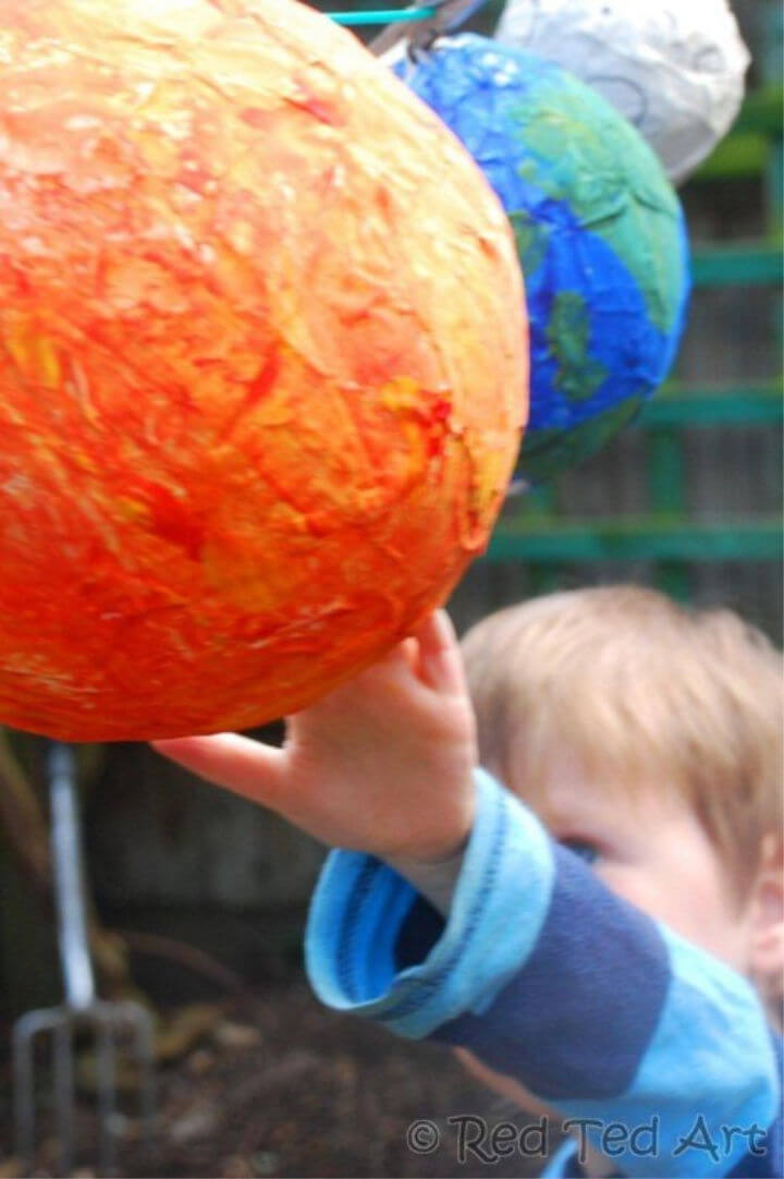 Paper Mache Solar System