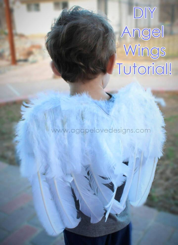 Pretty DIY Angel Wings