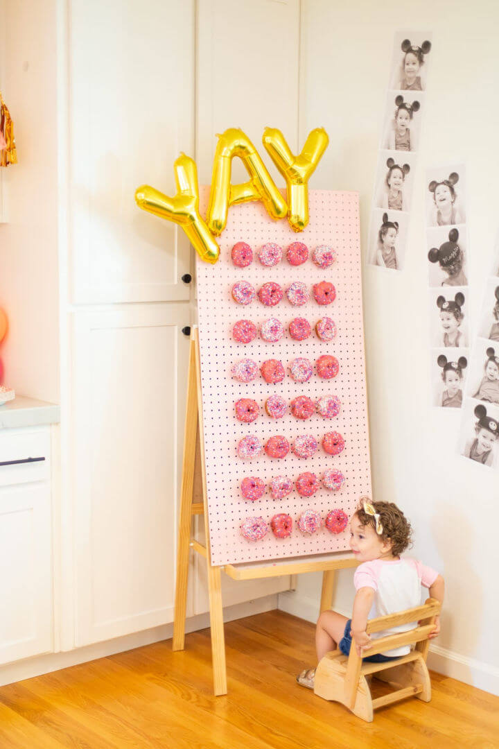 Pretty DIY Donut Wall