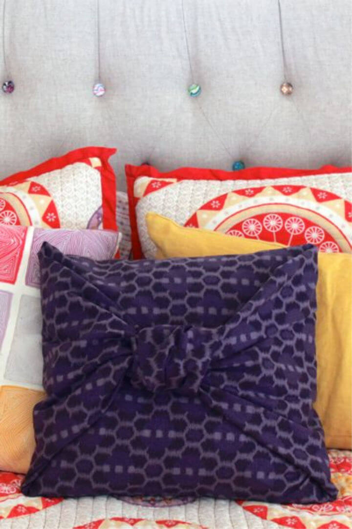 Quick DIY No sew Pillowcase