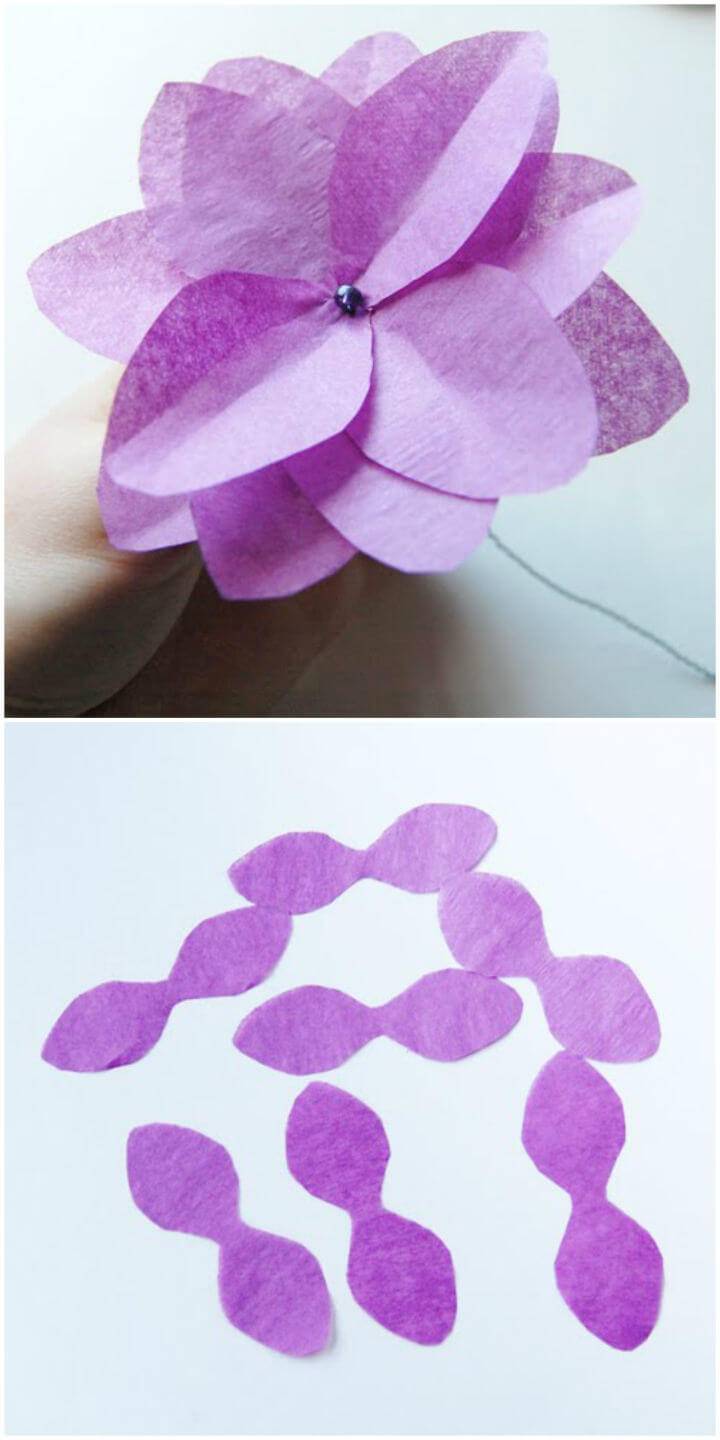 Quick DIY Tissue Paper Flowers