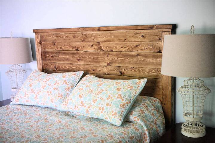 Reclaimed Wood Headboard for Queen Size Bed
