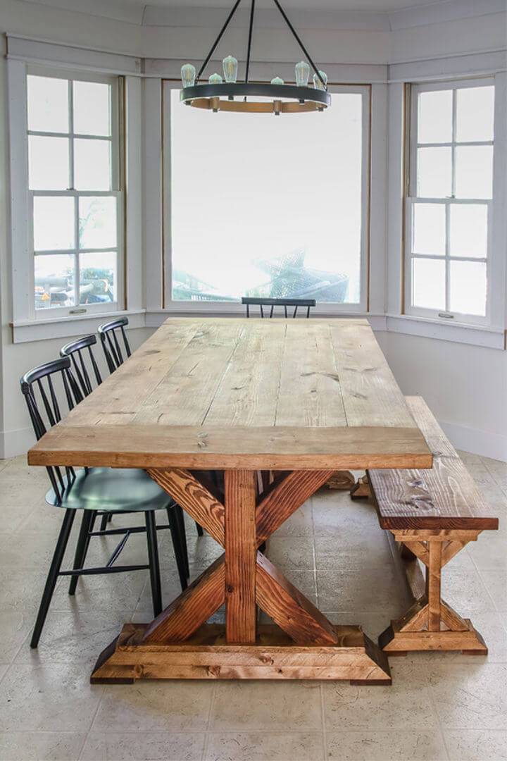 Restoration Hardware Inspired Dining Table