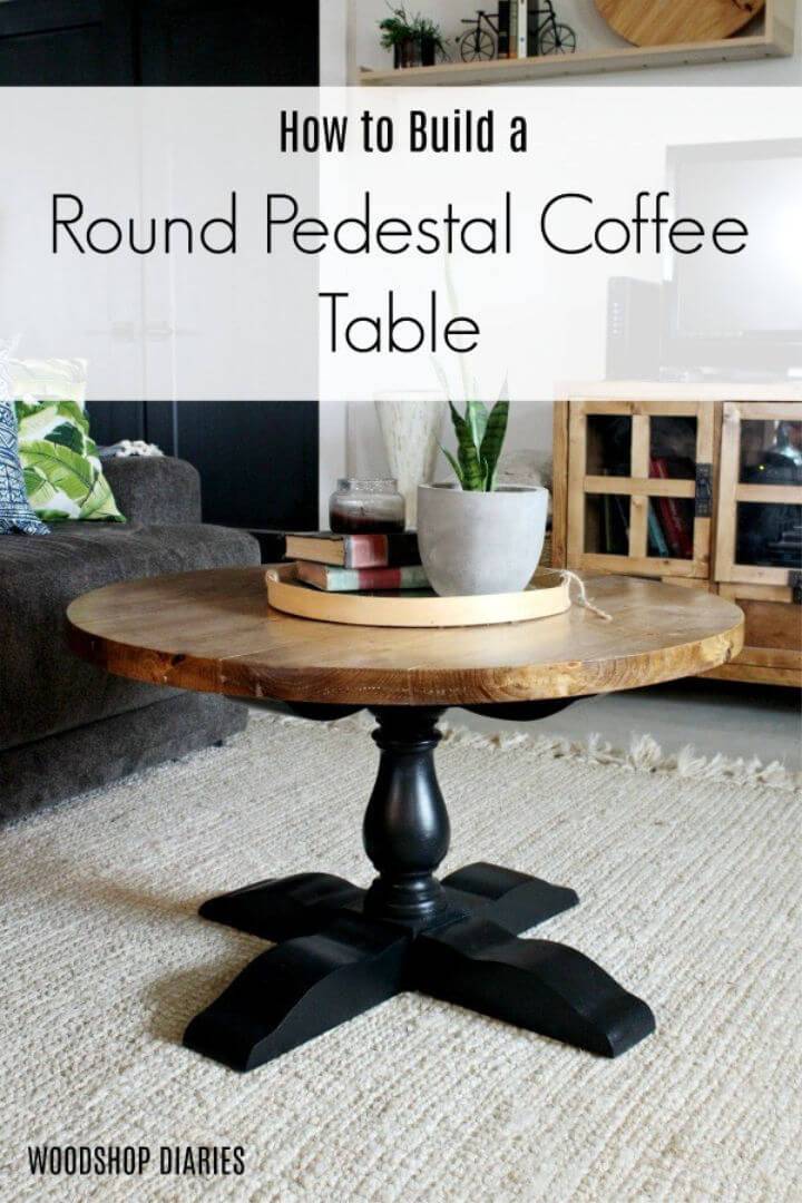 Round Pedestal Coffee Table