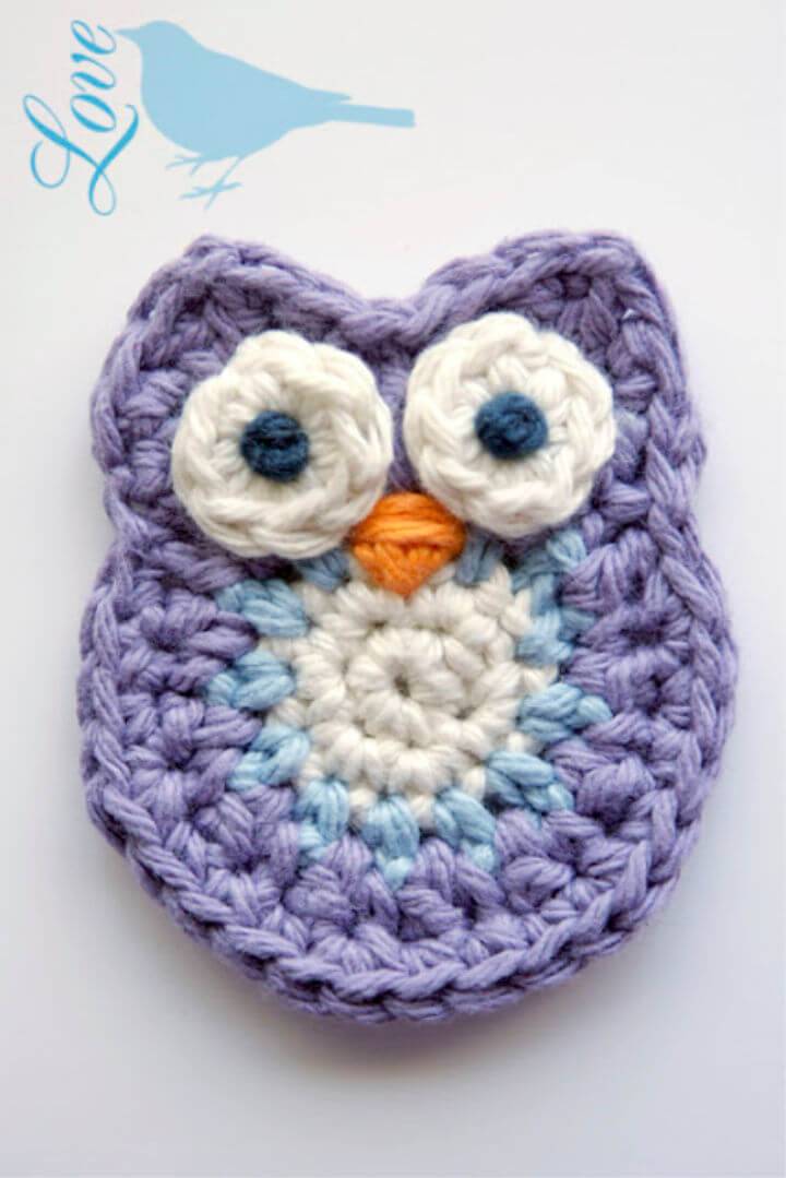Scrap Yarn Owl Free Crochet Pattern
