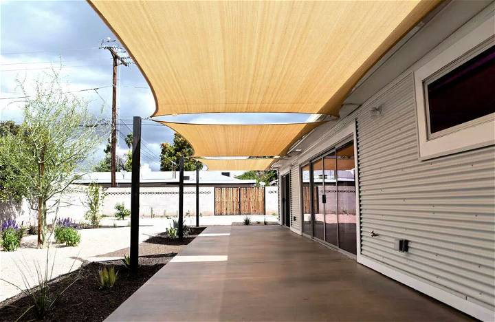 Shade Cloth Patio Covers