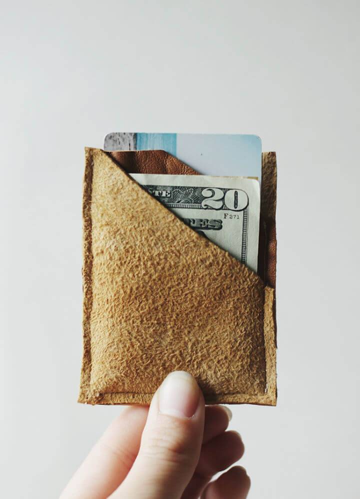 Simple DIY Leather Wallet