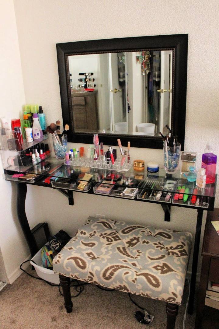 55 Free Diy Vanity Table Plans Makeup Ideas 2022 - Easy Diy Makeup Vanity