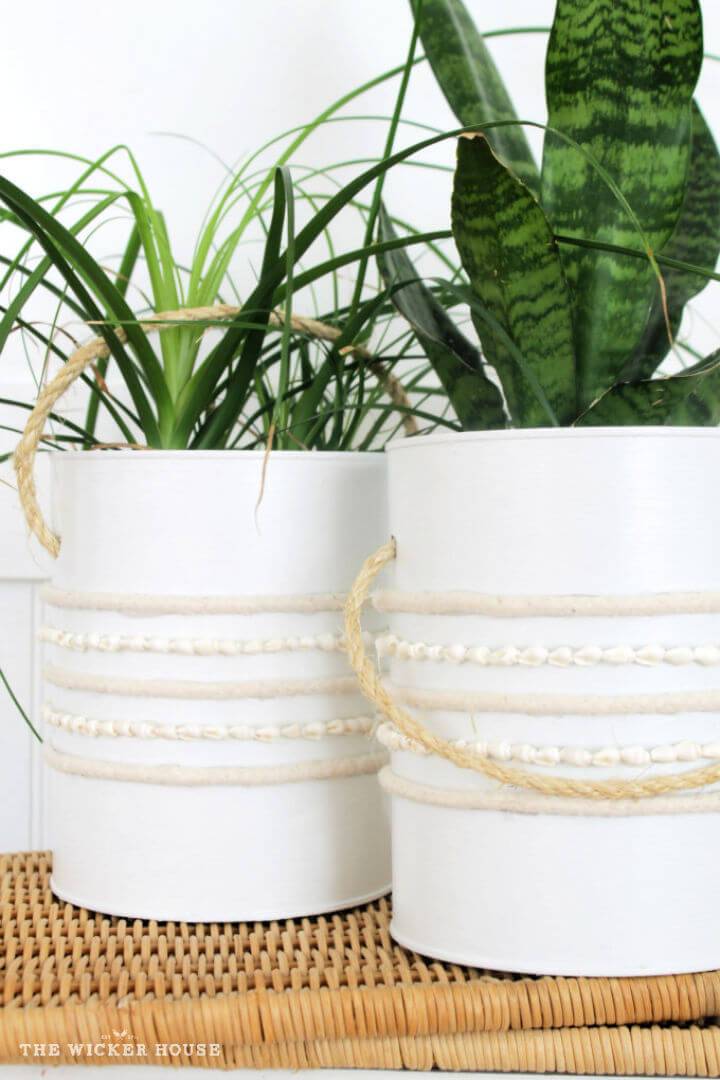 Turn Coffee Can into a Planter Bucket