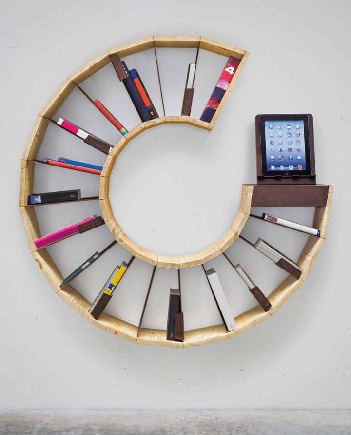 Unique Circular Bookshelf