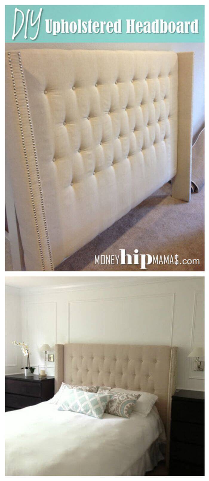 DIY Headboards - 40 Cheap and Easy DIY Headboard Ideas ⋆ DIY Crafts