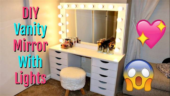 Diy Makeup Vanity Ideas 2021 Crafts, Build A Vanity Desk
