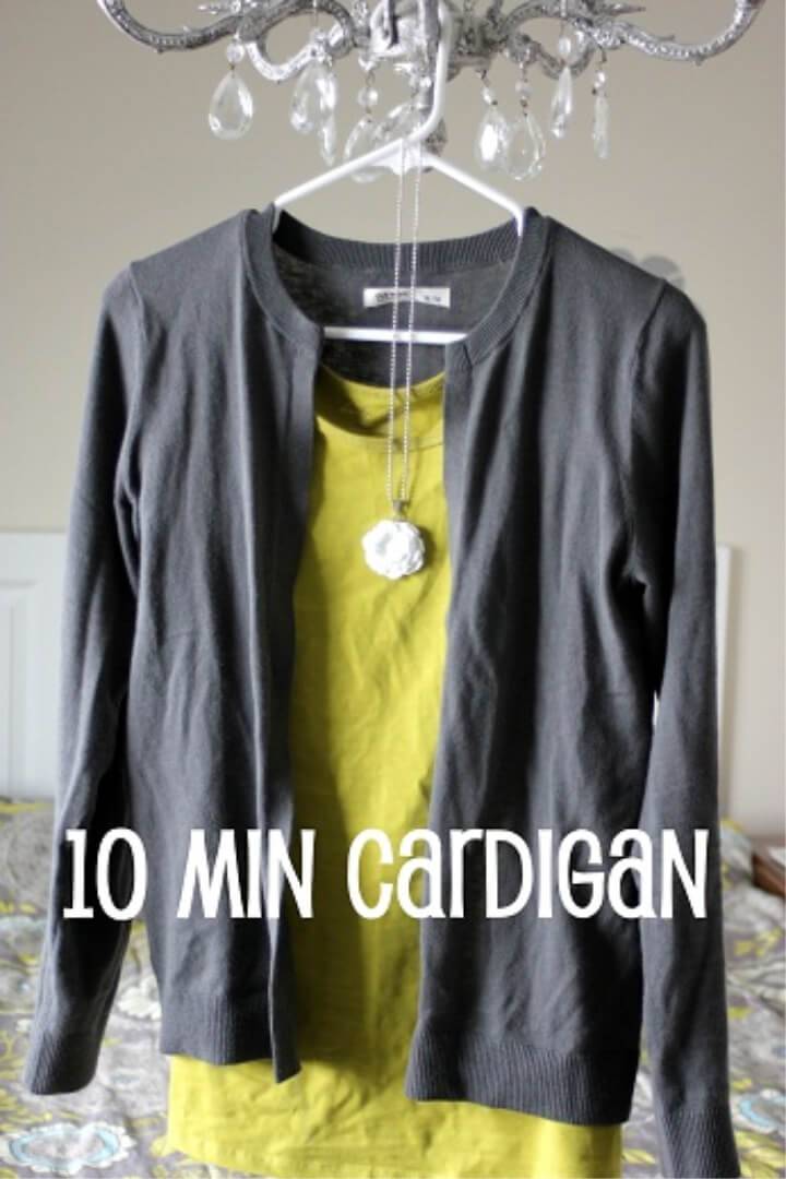 10 Min Cardigan from Sweater