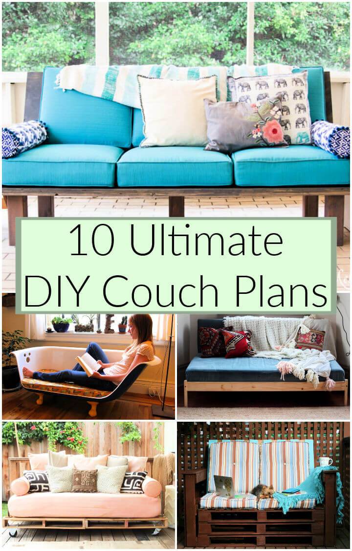 10 Ultimate DIY Couch Plans Ideas